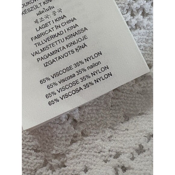 Michael Kors NWTWomen Large White Beach Cover Up Dress Eyelet Lace Open Shoulder - Picture 6 of 13